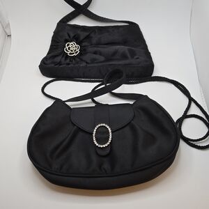 🎉Set of 2 Elegant Black Small Evening Bags